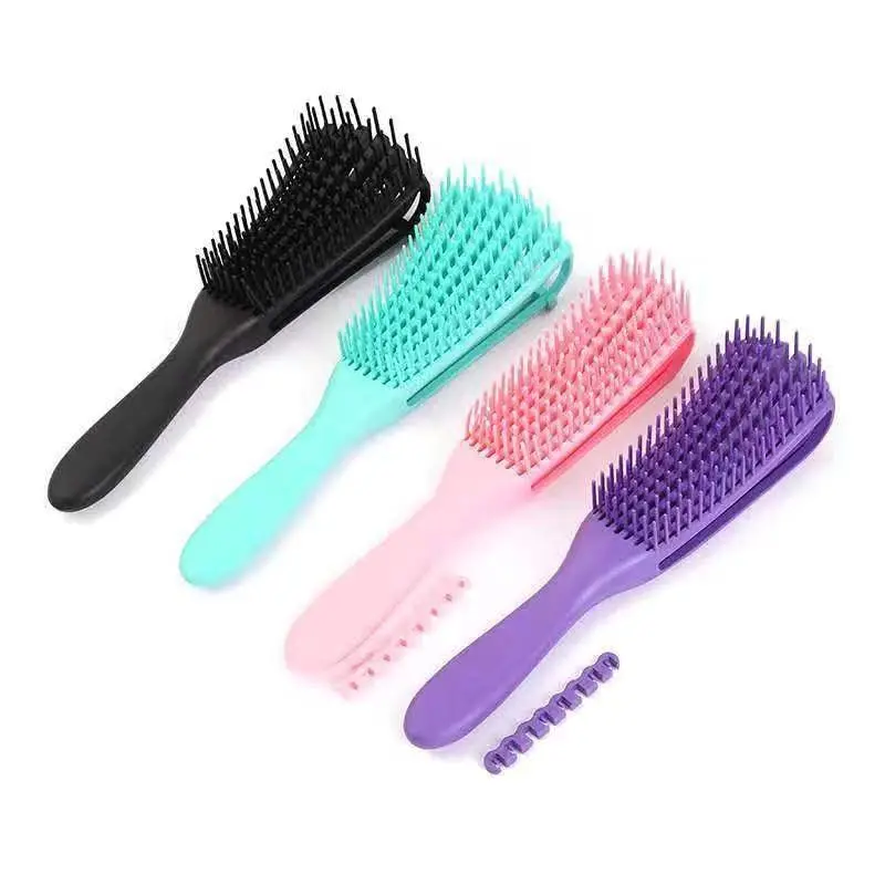2023 Amazon Best Seller LOGO CUSTOMIZE Detangling Hair Brush Cepillo Alisador De Pelo detangler for WOMEN afro