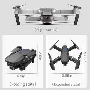 Venta Caliente de Dron de Control Remoto Plegable Pequeño y Portátil con Cámara Dual 4K de Largo Alcance y 13 Minutos de Vuelo, E88 Pro, Venta al por Mayor de Fábrica - Product Image 6
