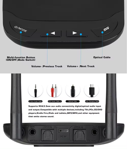 Émetteur-récepteur Bluetooth 5.0 B27 pour TV, prend en charge 2 casques, <span class=keywords><strong>RCA</strong></span> AUX 3.5mm, <span class=keywords><strong>fibre</strong></span> <span class=keywords><strong>optique</strong></span>, <span class=keywords><strong>adaptateur</strong></span> Bluetooth - Product Image 3