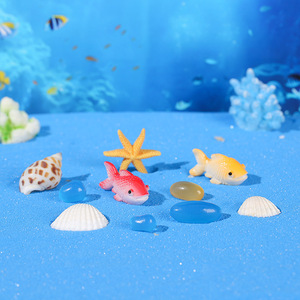 Adornos de Resina de Vida Marina, Estrellas de Mar, Peces, Conchas, Decoraciones para Acuarios, Manualidades de Decoración para el Hogar - Product Image 2