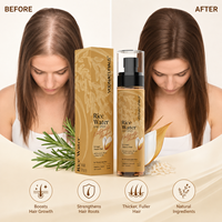 Spray capillaire à l'eau de riz et au romarin, marque privée, Disaar, spray stimulant la croissance des cheveux, anti-chute, nourrissant, fortifiant et réparateur du cuir chevelu