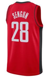 Özel fiyat 2024-25 yeni Houston yüksek kalite basketbol formalar logo ile dikili logo işlemeli formalar özel formalar - Product Image 2