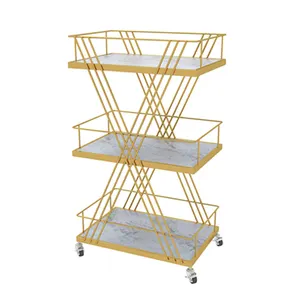 Multifunctionele Verpakkingsmachines Beauty Spa Beauty Lade Kapsalon Plastic Trolley Met Wielen