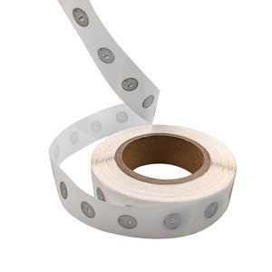 Etiqueta NFC Personalizada Impermeable de 13.56MHz <span class=keywords><strong>con</strong></span> 1K de Memoria, Etiqueta NFC de PET de 18mm de Diámetro, Etiqueta RFID para Trazabilidad de Productos - Product Image 1