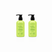 Flacon pompe vide en plastique HDPE 250 ml pour savon liquide, écologique, rechargeable, noir mat, distributeur de savon pour les mains, parfum frais, pour la maison