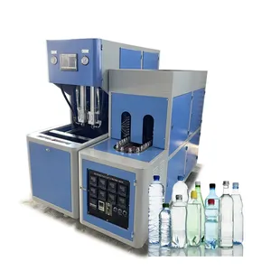 semi-automatic 2cavity pet plastic water juice bottle making blowing molding machine for sale 380V/3P/50HZ