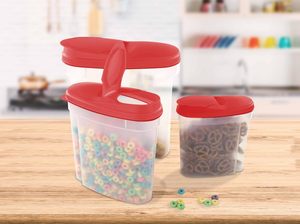 مصنع بيع بالجملة المنزل 3 قطع مجموعة تخزين الطعام البلاستيكية محكمة الغلق - Product Image 3