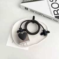 Funda Protectora 3D con Diseño de Cereza y Caramelo para iPhone, Protector de Cable de Datos de 20W, Funda Protectora para Cargador
