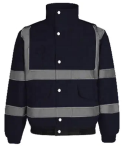 Customizable Polyester Winter <b>Coat</b> Hi Vis Reflective Safety Vest Waterproof Padded Workwear Custom Logo Hi Vis Reflective Safety - Product Image 3