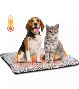 Coussin chauffant pour chat luxueux et moderne, antidérapant, à motif uni, pour l'hiver, tapis chauffant pour animaux de compagnie, doux et chaud, pour usage intérieur - Product Image 1
