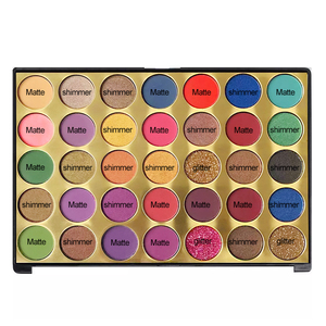 Paleta de Sombras de Ojos Mate Pigmentadas en 35 Colores, con Brillo y Destellos - Product Image 5