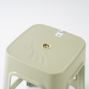 Bắc Âu Dày Nhựa Non-Slip Người Lớn & Trẻ Em Vuông Thấp Phân Ghế Ăn Stackable Bền Cho Phòng Ngủ Căn Hộ Trường - Product Image 5