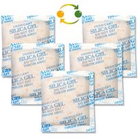 15 paquets de 20 grammes de gel de silice déshydratant, sachets absorbants d'humidité non toxiques et sans danger pour les aliments, pour appareils photo, armoires et rangements