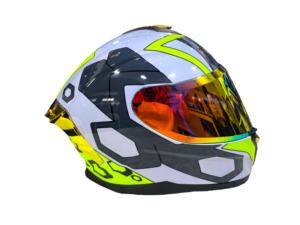 CL UM-108 helm motor wajah penuh baru cangkang ABS Visor bening sirip hitam Matte ujung dapat diganti bersertifikat CCC semua musim Xl - Product Image 2