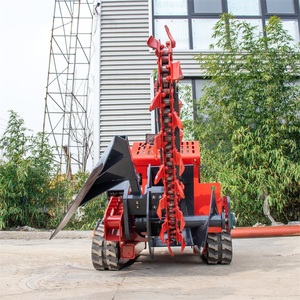 Htc-24 Hydraulic <b>Walk</b>-behind Tracked Chain Trencher <b>Machine</b> - Product Image 1