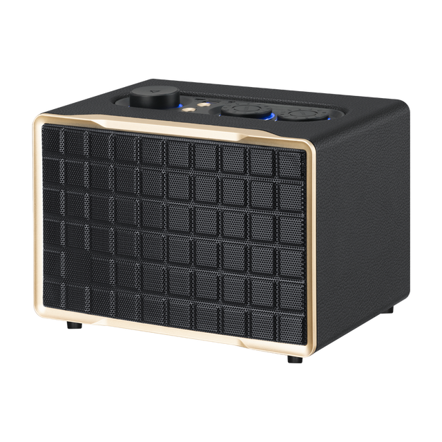 Classic Retro Desktop Speaker, Home Decor Music Treasure, Stereo Surround Sound Experience