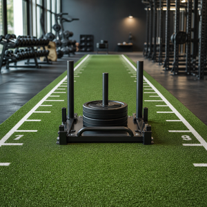 Revêtement de sol en gazon artificiel pour salle de sport intérieure, durable, haute densité, piste de luge pour centre de remise en forme commercial - Product Image 2