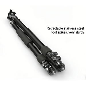 ขาตั้งกล้องสำหรับยิงปืนแบบมืออาชีพ พร้อมหัวบอล สำหรับการล่าสัตว์ ปรับความสูงได้ น้ำหนักเบา ใช้สำหรับยิงปืนและกิจกรรมกลางแจ้ง - Product Image 5