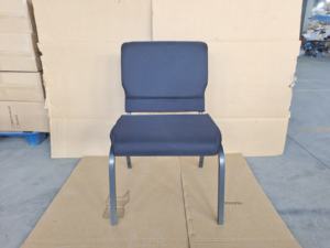 Оптовая продажа, удобные стулья для сидения, театральные стулья, соединяющиеся тканевые, с металлическим каркасом, церковные стулья для продажи - Product Image 6