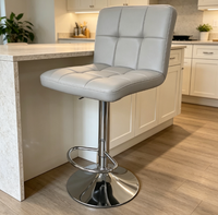 Chaise de bar en cuir pour la maison et la cuisine, réglable en hauteur, pivotante, design, pour restaurants et événements (vente en gros)