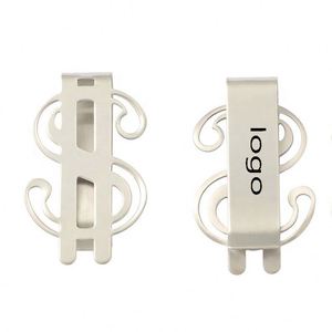 Nuevo Clip para Billetes de Acero Inoxidable con Forma de Dólar para Corbatas de Hombre, Clips Metálicos, Regalos Promocionales Publicitarios - Product Image 1