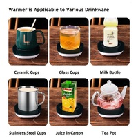 Redeco Tasse intelligente chauffante en céramique avec contrôle de température à 55 degrés, modèle mignon, la plus vendue