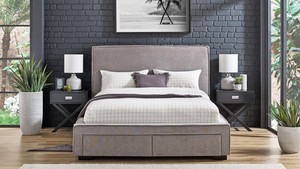Intelligente türkische Möbel mybed Queen-Size-Doppel getuftetes hohes Kopfteil bett für heißen Verkauf - Product Image 4