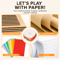 Outil de découpe en carton sécurisé pour enfants, lame entièrement enveloppée, machine artisanale Montessori, jouets Montessori DIY, jouets en papier pour enfants