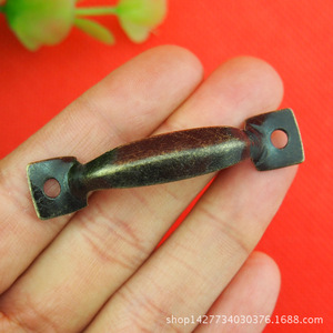 Tirador de Mueble de Aleación Antigua de 51mm, Forma de Barra, Tirador de Cajón Estilo Tradicional, Herraje de Hierro Duradero - Product Image 4