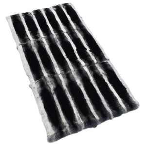 Fourrure de lapin et fourrure de <span class=keywords><strong>chinchilla</strong></span> rex, douce et polyvalente pour vêtements, décorations, manteaux, cols, motif brut, <span class=keywords><strong>prix</strong></span> inclus - Product Image 5