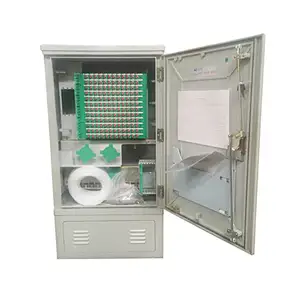 ODF 288Core FDH With 48cores Splice Tray And LGX Type Plc Splitter Fiber Optic Cross Connect Cabinet