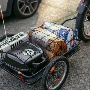 <span class=keywords><strong>Remorque</strong></span> de <span class=keywords><strong>vélo</strong></span> <span class=keywords><strong>électrique</strong></span> Porte-bagages Stockage <span class=keywords><strong>Transport</strong></span> <span class=keywords><strong>Remorque</strong></span> de <span class=keywords><strong>vélo</strong></span> en acier - Product Image 5