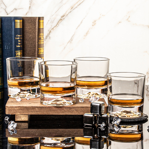 Whiskey Glass 10oz Thick Bottom Rock Glass Whiskey Glass Tumbler Whisky Glasses