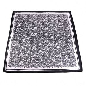 Multifunction Women Turban with Pattern Printed Satin Headscarf Neck Scarf Long Size Outdoor Use - Product Image 6