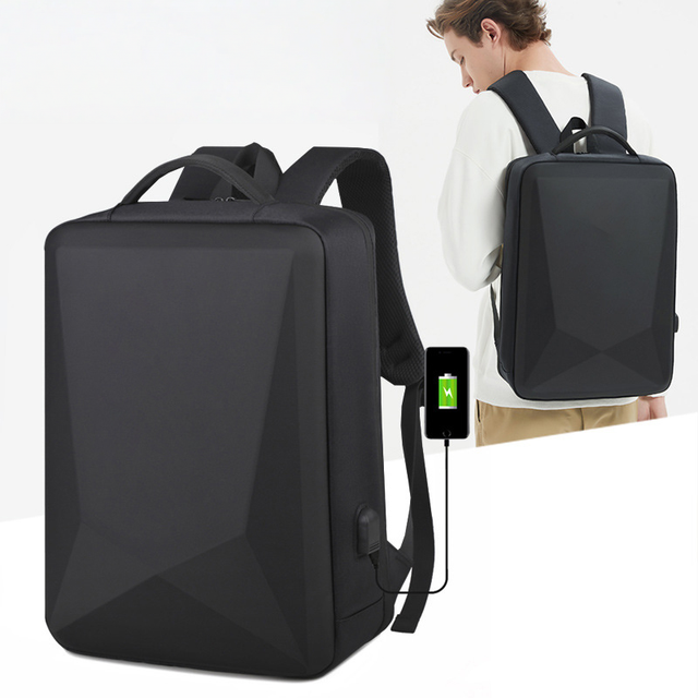 Anti Theft Hard Shell Backpack Luxury Travel Custom Bag Designer Waterproof Large Capacity Backpack With for 15.6 Inch Laptop