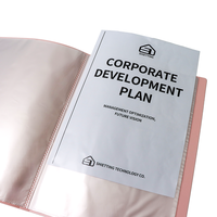Classeurs de présentation en plastique PP de haute qualité pour documents A4 (21,6 x 27,9 cm) avec 30 pages – Vente en gros