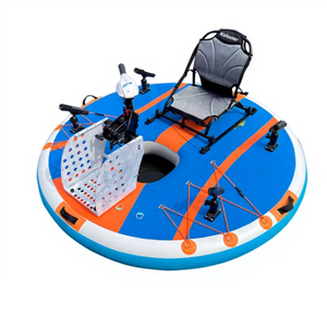 Bote de Pesca Inflable Eléctrico con Señuelos y Todos los Accesorios para Uso en Ríos y Lagos - Product Image 4