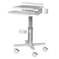Chariot d'ordinateur médical chariot médical mobile personnalisé chariot dentaire oral de scanner chariot d'établi chariot d'établi avec le support d'ordinateur portable