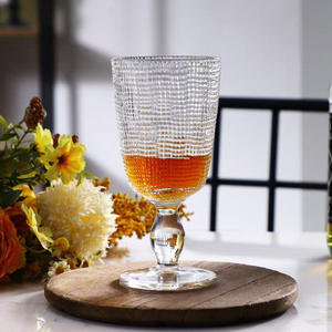 Elegante Calice in Vetro Colorato Vintage per Decorazione Tavola Matrimonio, Bicchiere da <span class=keywords><strong>Vino</strong></span> con Rilievo in Rilievo, Lussuoso Calice da Cena - Product Image 5