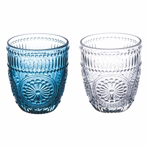 ENSEMBLE DE 2 VERRES SIVIGLIA 330ML BLEU COBALT TRANSPARENT - Product Image 1