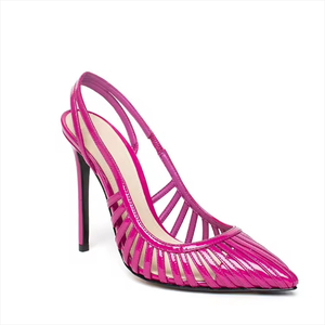 Escarpins dorés à talons hauts pour femmes, chaussures de mariage à talons fins, à enfiler, fermes, résistantes à l'usure, imperméables, respirantes, avec <span class=keywords><strong>strass</strong></span>, pour l'été - Product Image 4
