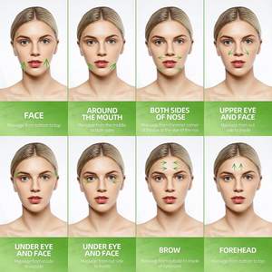 Rodillo Facial de Piedra de <span class=keywords><strong>Jade</strong></span> Natural Negra con Doble Piedra para Alivio de la Tensión, Estiramiento Facial y Reafirmación de la Piel - Product Image 5