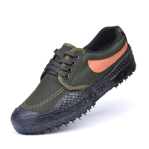 Zapatos de Seguridad de Lona Personalizables para Hombre - Suela de Goma Antideslizante, Zapatillas de Trabajo Resistentes al Desgaste para Construcción y Agricultura - Product Image 1