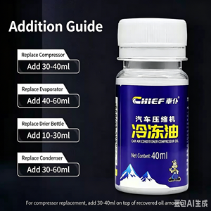 <span class=keywords><strong>Limpiador</strong></span> de Condensador de Aire Acondicionado CHIEF, Fluido Lubricante para Compresor de Aire Acondicionado de Automóvil, Solución Refrigerante de Alta Calidad, 40g - Product Image 2
