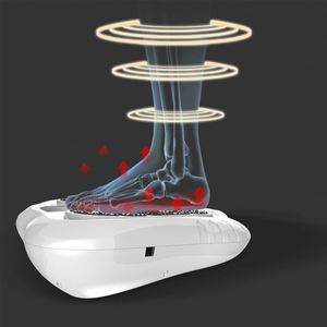 Masaje de atención de la salud con calefacción de baja frecuencia acupuntura sana Ems de reflexología instrumento Manual masajeador de pies - Product Image 3