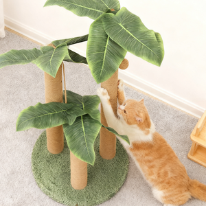 เสาข่วนแมวรูปต้นมะพร้าว <span class=keywords><strong>ราคา</strong></span>โรงงาน ขายส่ง ของเล่นแมวน่ารักรูปต้นปาล์มเขตร้อน ของเล่นสัตว์เลี้ยงในบ้าน จัดส่งโดยตรง - Product Image 4