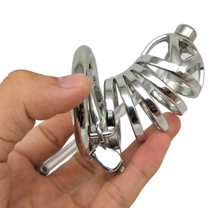 FRRK-12B Chastityล็อคผู้ใหญ่Chastityอุปกรณ์สแตนเลสSeriesผู้ผลิตโดยตรงA SubstituteผมDerailment - Product Image 6