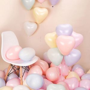 Wedding Supplies Party Decoration Children's Toys 12 Inch Macaron <b>Balloon</b> Candy Color love Latex Heart Shaped <b>Balloon</b> - Product Image 5