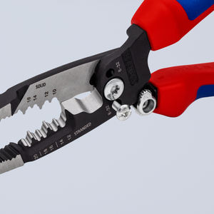 KNIPEX 13 72 8 WireStripper American-style multifunction <b>pliers</b> with multi-component handles - Product Image 4