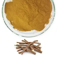 Glycyrrhiza Glabra Poudre Ingrédients 40% Qualité Cosmétique Pureté 90% Liquiritine Matière Première Poudre D'extrait De Racine De Réglisse